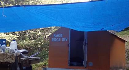 Back Ridge Biv. Photo credit: Matt.