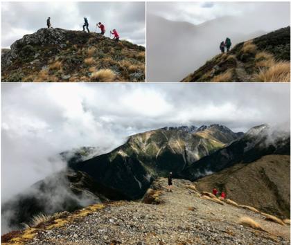 There is no marked track here, but it’s a very easy 30min return trip up over easy terrain.