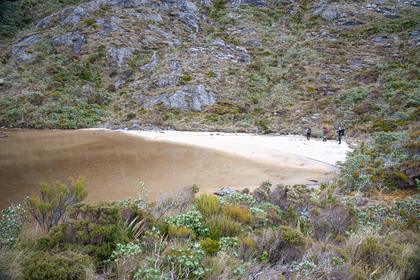 Un-named tarn below Mt Allen.
