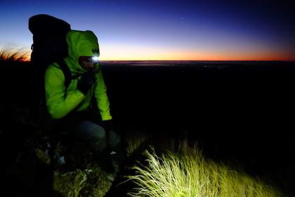 Sunrise in Ruahine Ranges