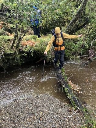 Callum demos his balancing skills