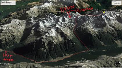 Google Earth map for Byron's route