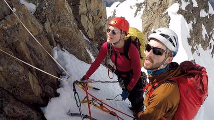 Concentration as we agree a route through to the summit
