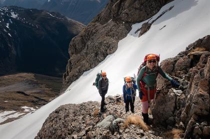 Beginning the zig-zag route on Mt Cupola