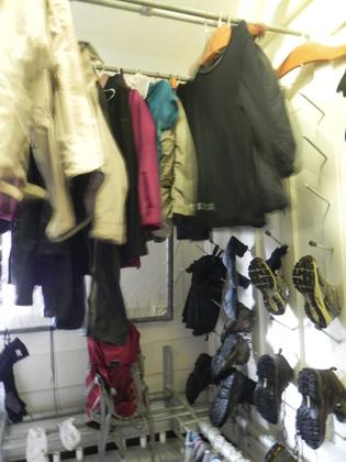 Drying room gets a workout