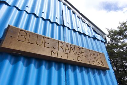 A spot of blue sky at Blue Range Hut.