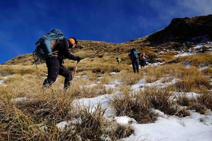 Near the top of Tiraha