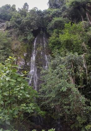 The waterfall