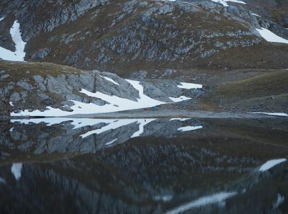 Day 3: campsite at Fohn Lakes
