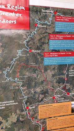 Map of trip locations