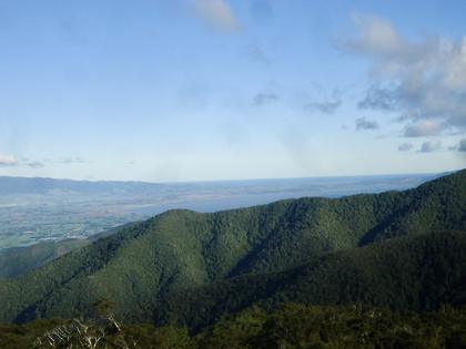 Lake Wairarapa and Palliser Bay from the ridgeline (photo credit: Jacqui)