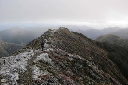 A frosty morning on the tops. Photo credit: Aimee.