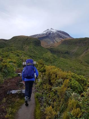 Tramping up a valley