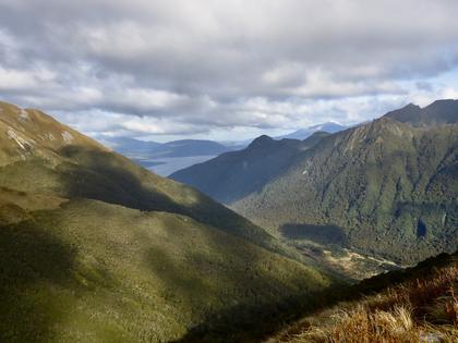 Lake Manapouri in the distance