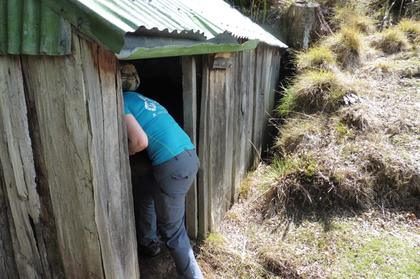 Hannah entering Iron Whare [James]