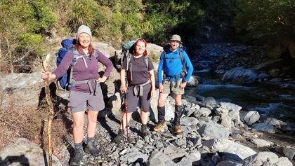The adventurous team sans valiant leader.