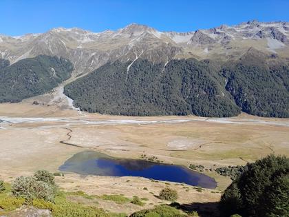 Ahuriri Valley viewed from Watson Creek