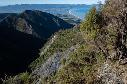 Looking down into Corner Creek from the ridge
