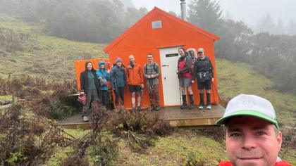 Outside Poutaki Hut