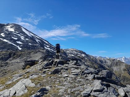 High enough to finally get some snow on the Mt Adams Route
