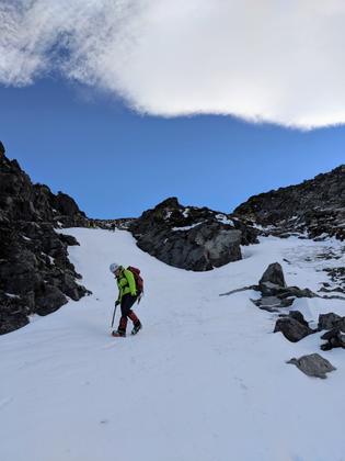 Descending Mt Uwerau