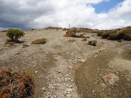 It’s a gravelly stretch between Oturere and Waihohonu Huts