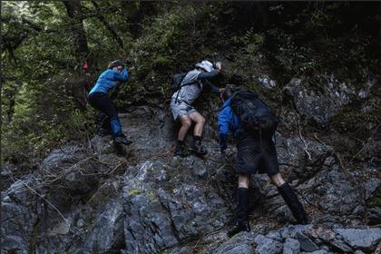 Apias Creek en route to Mistake Biv