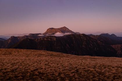 Mt Fishtail in the evening light. (Photo credit: Lynsey)