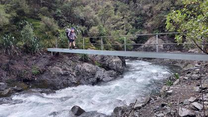 On the bridge