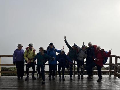 A little clag is not enough to dampen the enthusiasm of brave WTMC punters!