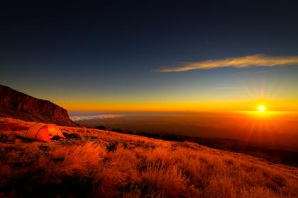 Taranaki west side sunset