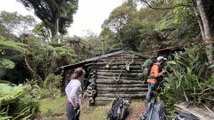 Travelling over the tops before dropping down to Punga Hut