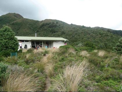 At the Hut.