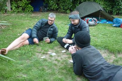 Monopoly Deal at Whariwharangi Campsite