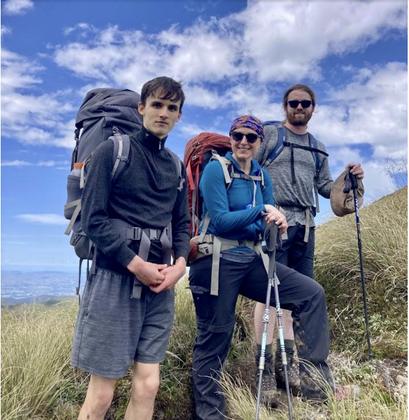 The group taking in the view. Photo credit: Jozef