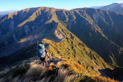 The saddle connecting the ridge North of Otumore with Taumatataua