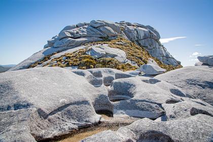 Beneath the summit of Magog