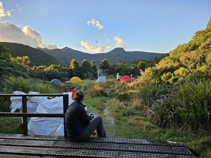 Outside Holly Hut
