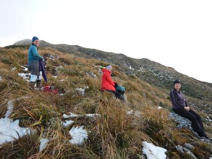 Perched above the bush line on the way to Table Ridge