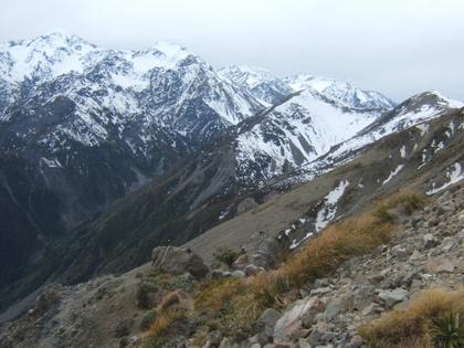 Seaward Kaikoura Range from Mount Fyffe