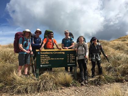 Some folks at a sign (Photo credit: Ross)