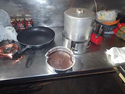 Baking the cake