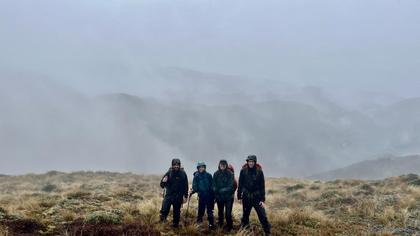 Not much visibility on the tops