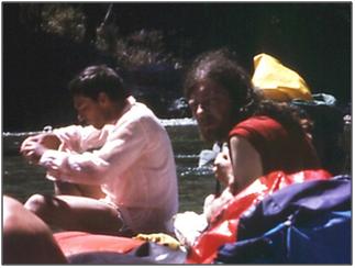BJ and Harry - Pelorus River 1989 (photo Brian Goodwin)