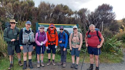 Saturday morning – start of the track