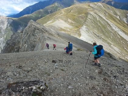 Photo credit: Jamie. The spicy scree slopes.