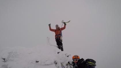 Me atop the summit of Single Cone at 2319m. Lovely view!