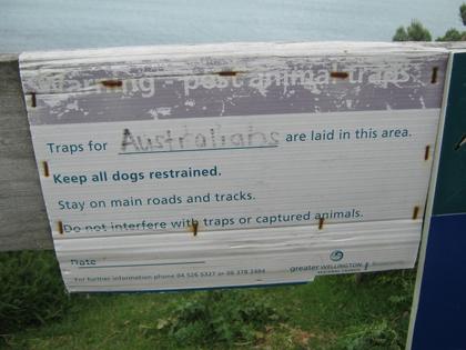 pest control sign