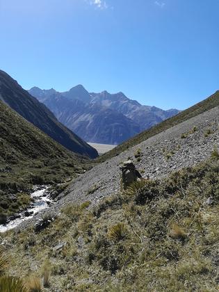 Above the Growler, looking down towards the Havelock River