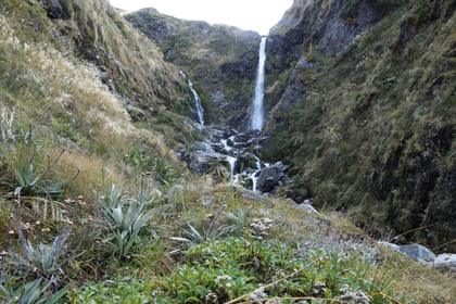 Waterfall near the top of Camera Gully